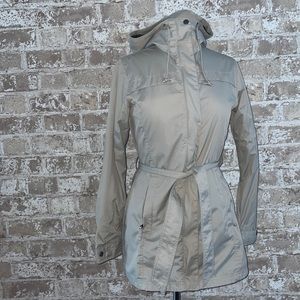 Columbia Women’s Pardon My Trench Beige Stone Grey Raincoat Women’s XS Coat Rain